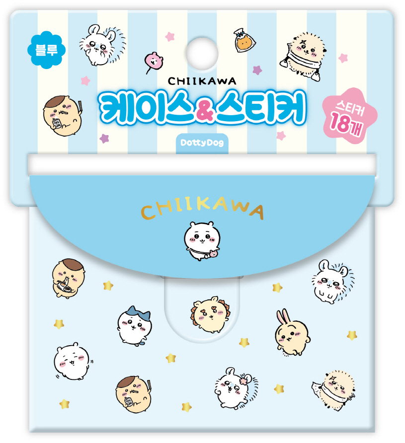 먼작귀 케이스&스티커(블루)
